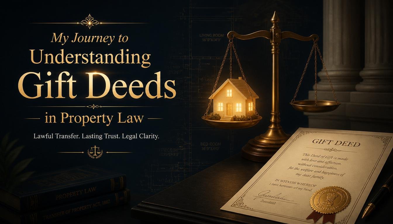 My Journey to Understanding Gift Deeds in Property Law